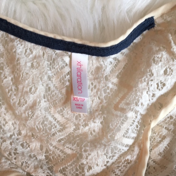 Xhilaration lace see through top/ poncho - Picture 5 of 5